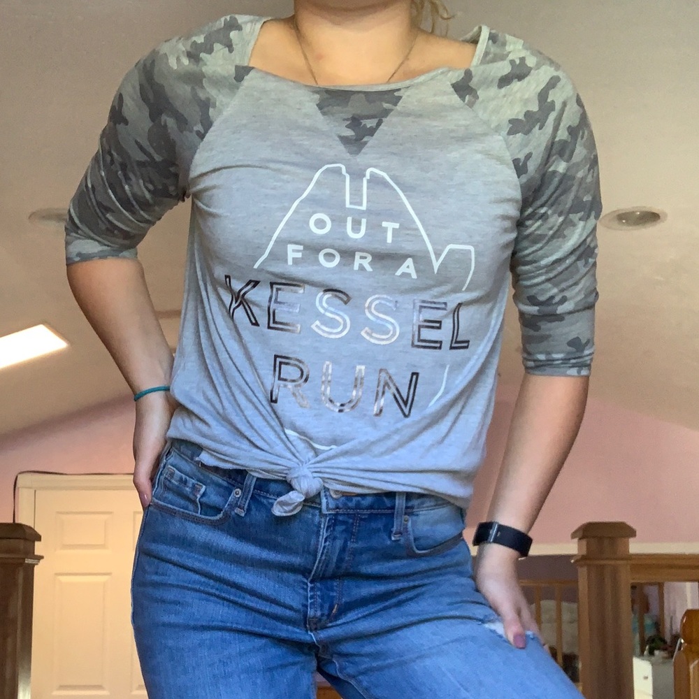 Star Wars 3/4 inch sleeve shirt